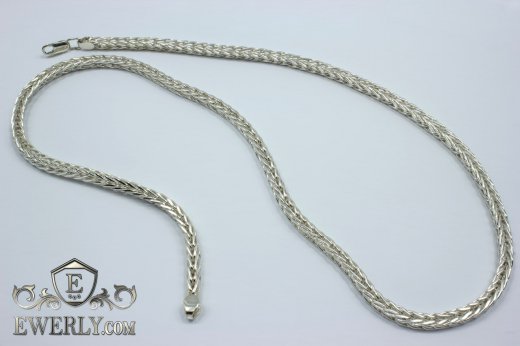 Handmade silver chain "Spica", фото